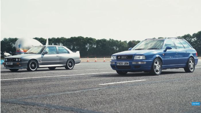 BMW E30 M3 vs Audi RS2 (+video)