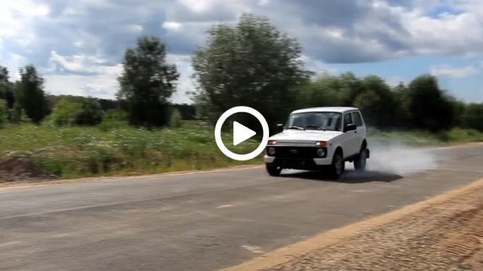 Video: Σε πόσα μέτρα «κοκαλώνει» το Lada Niva;