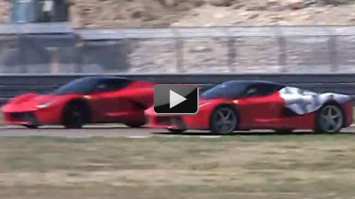 Δύο LaFerrari στην πίστα του Fiorano