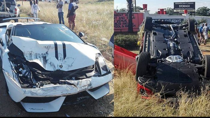 Crash test: Lamborghini VS Mercedes