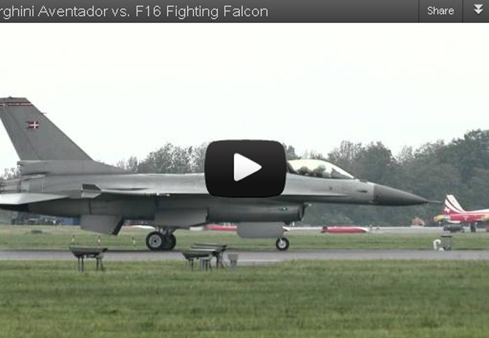 Lamborghini VS F-16 Falcon