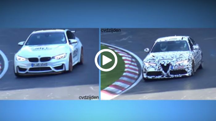 Giulia vs M4 (+video)