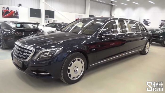 H Maybach S600 Pullman από μέσα (+vid)