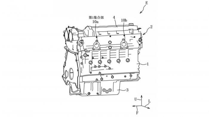 Πατέντα νέου 6κύλινδρου μοτέρ της Mazda