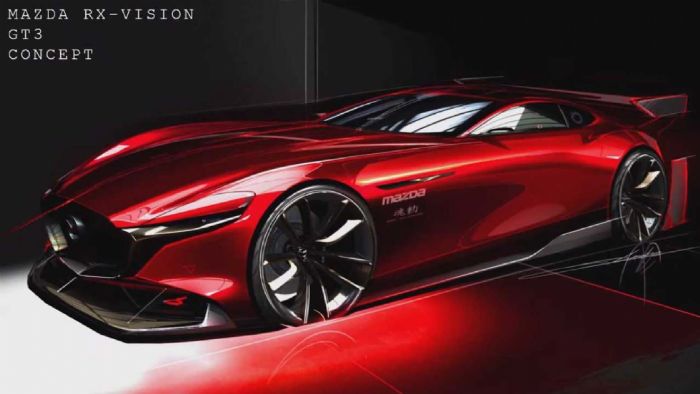 Τeaser του Mazda RX-Vision GT3 Concept