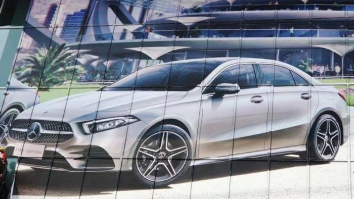 Η Mercedes δεν έχει επιβεβαιώσει ότι η εικόνα αυτή απεικονίζει το πραγματικό μοντέλο.