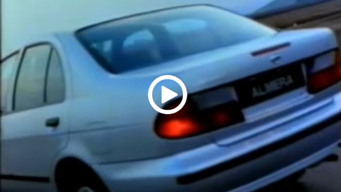 Tα είχε όλα η διαφήμιση για το νέο Nissan Almera το 1995