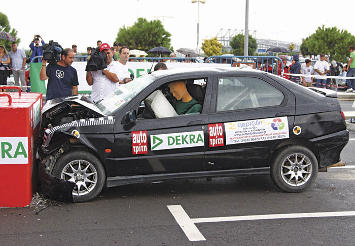 To πρώτο crash-test στην Ελλάδα