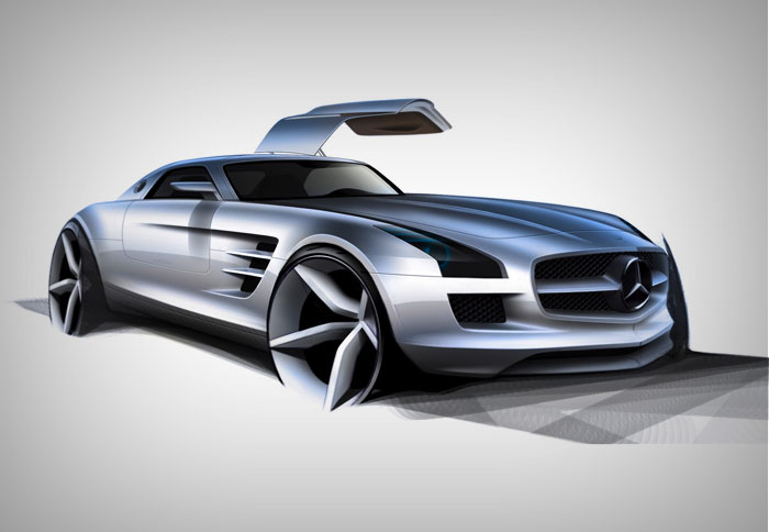 Η μαγική Mercedes AMG SLS 