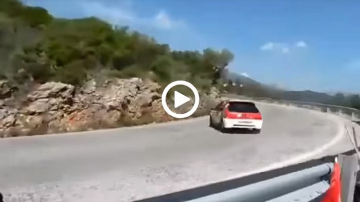 Peugeot 106 Rallye «ορμάει» στις στροφές 