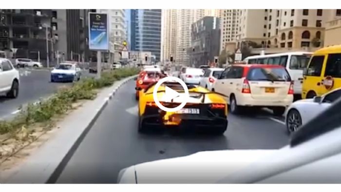 VIDEO: Έβαλε φωτιά στη Lambo μαρσάροντας!