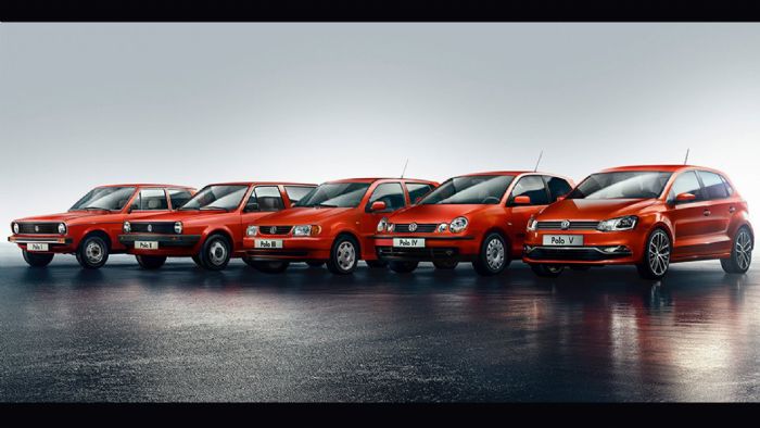 40 χρόνια VW Polo σε μία εικόνα.