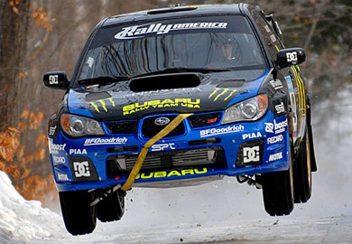 Το δεξί χέρι του McRae στο Rally America