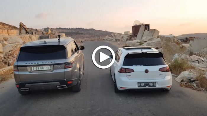 VW Golf GTI Vs Range Rover Sport