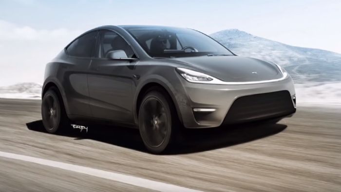 Το off-road Τesla Model Y;