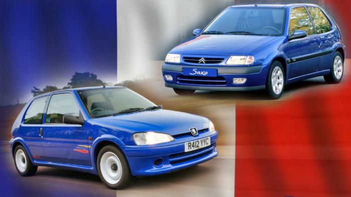 Peugeot 106 Rallye & Citroen Saxo VTS:       