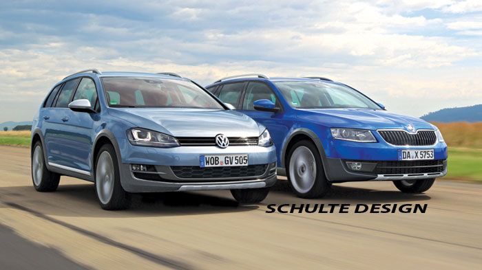 Τα μελλοντικά Skoda Octavia Scout και VW Golf Alltrack