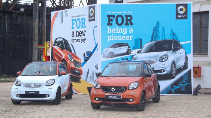 Παρουσίαση των smart fortwo & forfour στην Τεχνόπολη