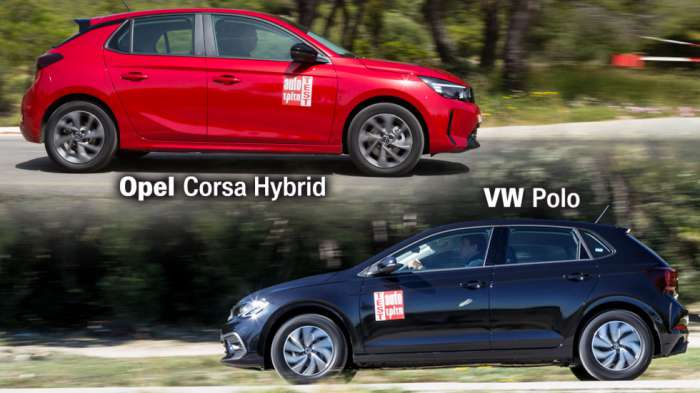 Τεχνικά χαρακτηριστικά για Opel Corsa Vs Volkswagen Polo