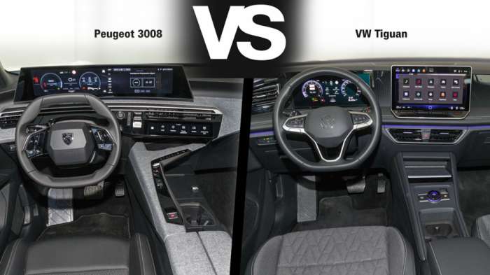    Peugeot 3008 Vs Volkswagen Tiguan