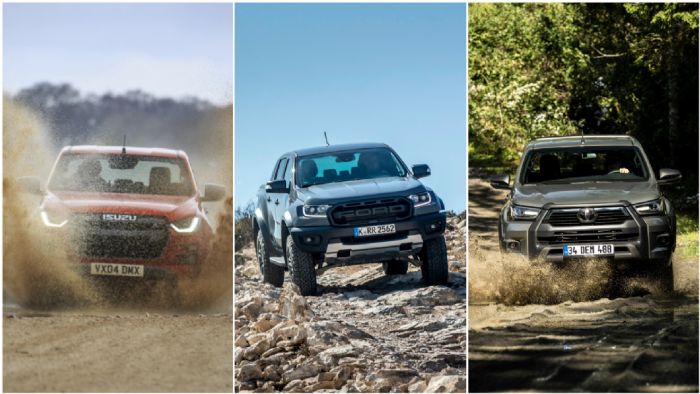 Off-Road κόντρα στα Pick-Up: D-Max Vs Ranger Vs Hilux