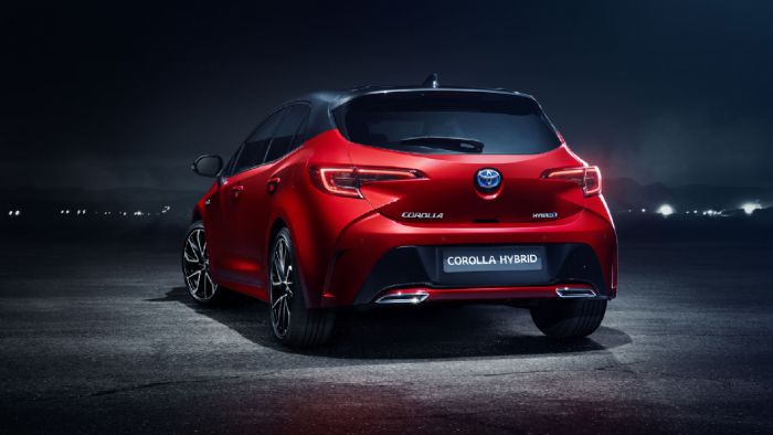 H νέα Τοyota Corolla hatchback.	