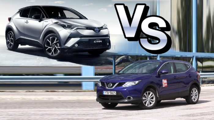 Νέο C-HR Vs Qashqai