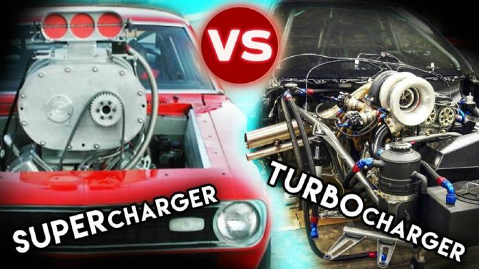 Turbocharger VS Supercharger (vid)