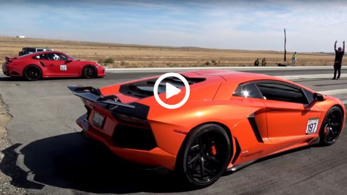 Lamborghini Aventador vs. Porsche Turbo S