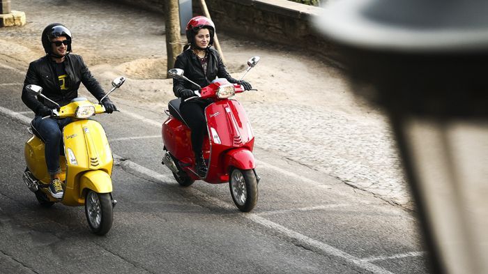 H Piaggio παρουσίασε μια νέα Vespa, τη Sprint.