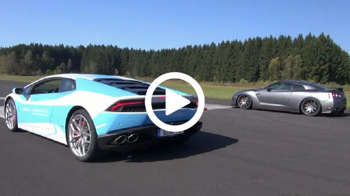 Lamborghini Huracan vs Nissan GT-R