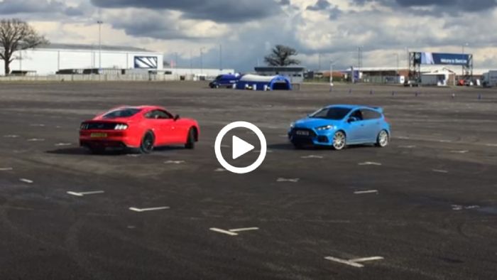 Focus RS vs. Mustang GT