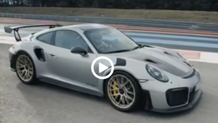 Η νέα Porsche 911 GT2 RS στην πίστα