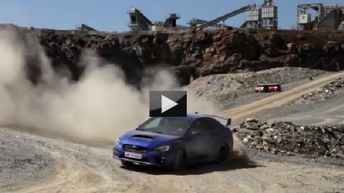 Ατελείωτο drifting με το νέο Subaru WRX STI