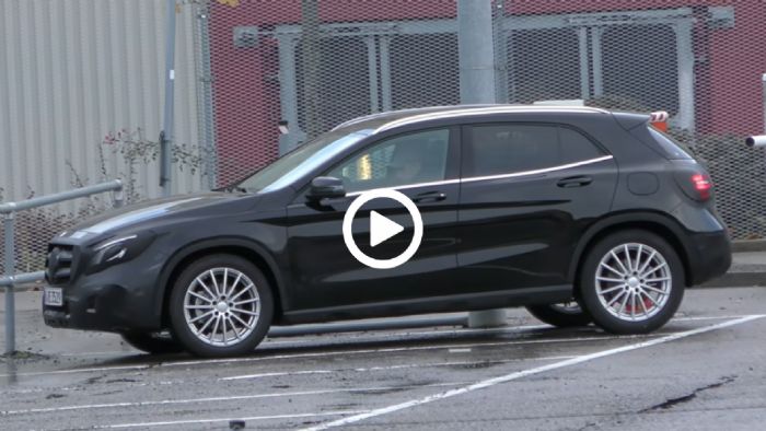 SPY VIDEO: Ανανεωμένη Mercedes GLA