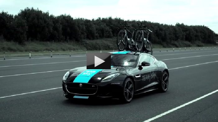 Η Jaguar F-Type του Tour de France