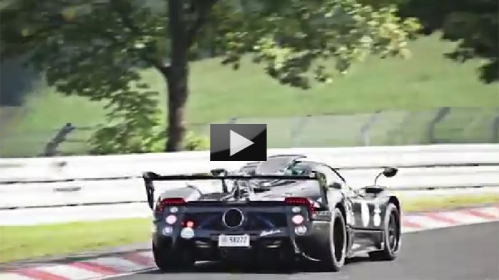 Η μοναδική Pagani Zonda 760 LM στο Nurburgring