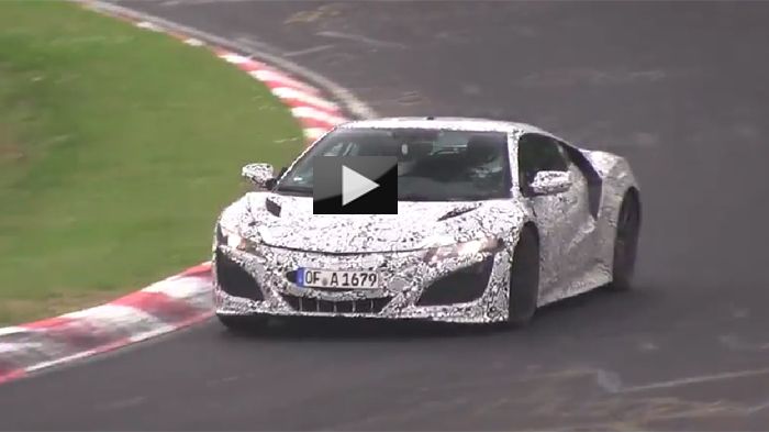 Το νέο Honda NSX στο Nurburgring 