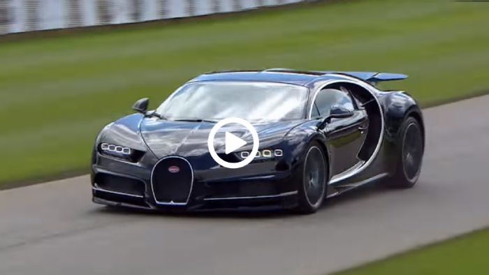 Bugatti Chiron:Τrack debut