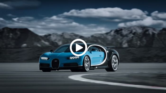 Bugatti Chiron σε δράση