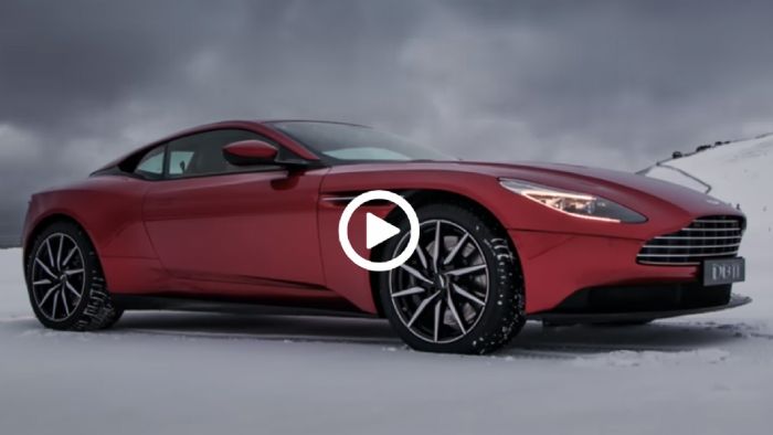 Aston Martin DB11 On Ice