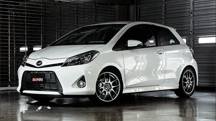 To Toyota Vitz GRMN Turbo βασίζεται στο 3θυρο αμάξωμα του Yaris, ενώ έχει εξοπλιστεί με ένα πιο «αγριεμένο κουστούμι».