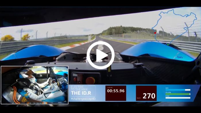 Video: Incar το ρεκόρ του ηλεκτρικού VW ID.R στο Ring