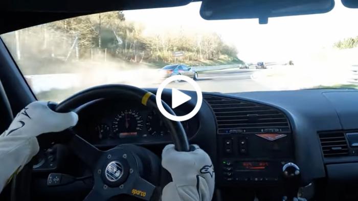 Video: BMW 3άρα το χάνει στα 150 χλμ./ώρα