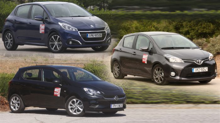 Corsa Vs 208 Vs Yaris