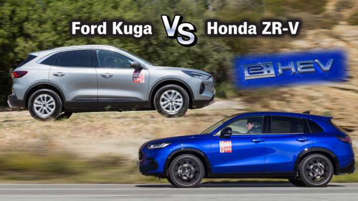 Τεχνικά χαρακτηριστικά για Ford Kuga Vs Honda Zr-v