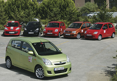 Το νέο Daihatsu Cuore 1,0 απέναντι σε 5 ανταγωνιστές Μικροί  ήρωες