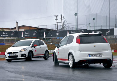 Δοκιμάζουμε τα Grande Punto Abarth 