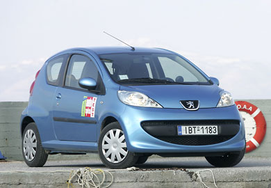 Μεταχειρισμένο Peugeot 107 1,0 3d του 2006 Νεανικό λέον